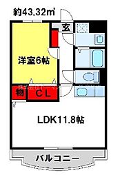 メゾンドセレナI 1階/101