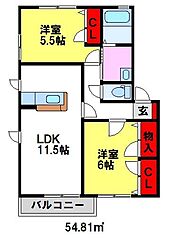 物件の間取り
