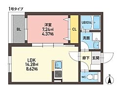 KORIN TERRACE小郡 2階