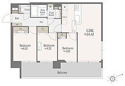間取図画像 3LDK