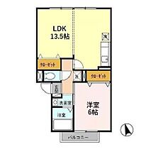 アドニスＴ・Ｍ ？3、？5　？5 203 ｜ 石川県野々市市矢作１丁目（賃貸アパート1LDK・2階・45.42㎡） その2