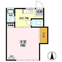 久喜ハイツ 102 ｜ 石川県野々市市本町２丁目（賃貸アパート1K・1階・24.22㎡） その2