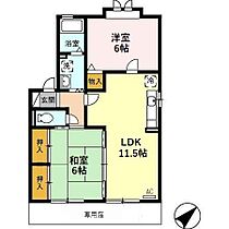 レジデンス・パーク　A 102 ｜ 石川県金沢市駅西新町３丁目（賃貸アパート2LDK・1階・53.76㎡） その2