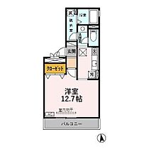 トゥールモンド・ジョワ 105 ｜ 石川県金沢市松島３丁目（賃貸アパート1R・1階・34.56㎡） その2