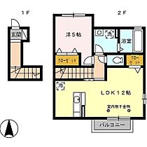 シャトレ 201 ｜ 石川県白山市相木町（賃貸アパート1LDK・2階・49.11㎡） その2