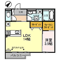 セントルイン12番館 102 ｜ 石川県金沢市寺町４丁目（賃貸アパート1LDK・1階・47.00㎡） その1