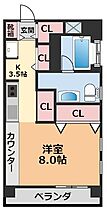 quinze lieu 301 ｜ 愛媛県松山市泉町15-5（賃貸マンション1R・3階・35.10㎡） その2