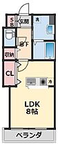 グランデ・ピアッツァ 210 ｜ 愛媛県松山市北吉田町197-1（賃貸マンション1R・2階・28.53㎡） その2