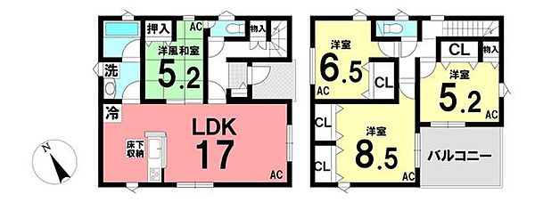 間取りを拡大表示