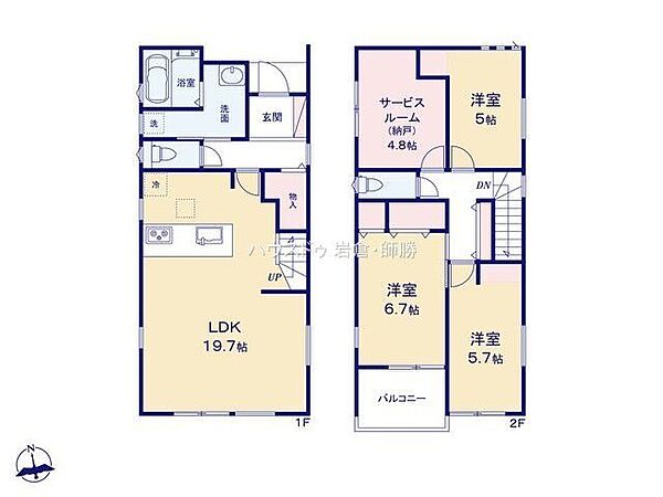 間取りを拡大表示