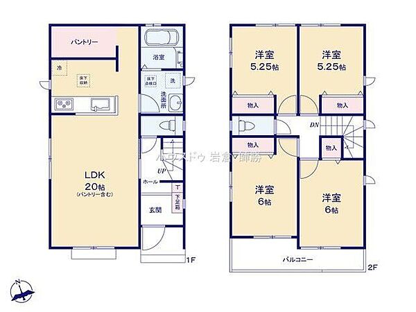 間取りを拡大表示