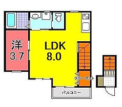 兵庫県明石市大観町（賃貸アパート1LDK・2階・30.33㎡） その2