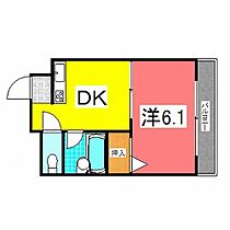 パレス大道町  ｜ 兵庫県明石市大道町２丁目（賃貸マンション1DK・4階・25.90㎡） その2