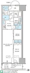 パークアクシス品川天王洲アイル 2LDKの間取図画像