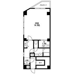 ＬＹＮＸ日本橋本町 8階1Kの間取り