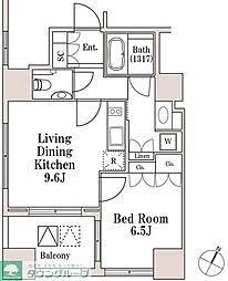 LaSante一番町 1LDKの間取図画像