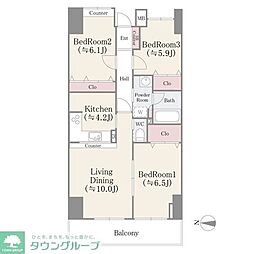 間取図画像 3LDK