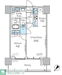 間取図画像 1LDK