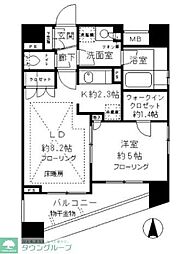 プライア渋谷 1LDKの間取図画像