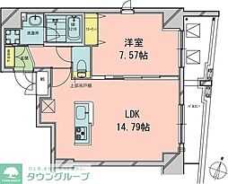 本郷エーワン東大前 1LDKの間取図画像