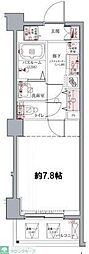 LUXUDEAR麻布十番 1Kの間取図画像
