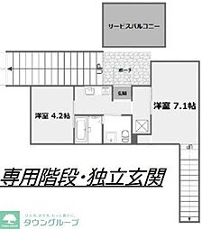 QUIEORA 2Kの間取図画像