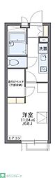 レオパレスセイント東砂 1Kの間取図画像