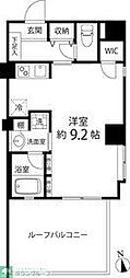 デュオステージ白金高輪 ワンルームの間取図画像