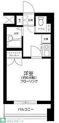 シンシア白金山北ホームズ 1Kの間取図画像