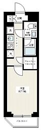 AZEST亀戸2 1Kの間取図画像