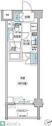プラネソシエ大森山王 1Kの間取図画像