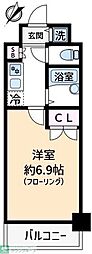 アーバイル新日本橋 1Kの間取図画像