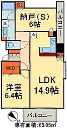 KDXレジデンス日本橋水天宮 1SLDKの間取図画像