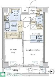 Cedar Plaza目黒本町 1LDKの間取図画像