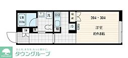 Fullea本町 ワンルームの間取図画像