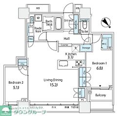 物件の間取り