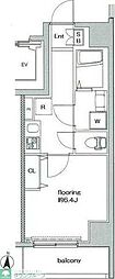 グランヴァン住吉駅前 1Kの間取図画像