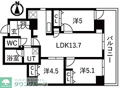 物件の間取り