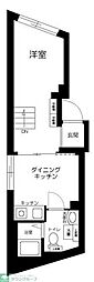 Lupinus目白台 1DKの間取図画像