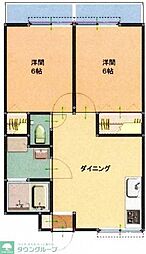 ジャコワ東日本橋 2DKの間取図画像