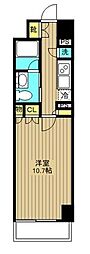 フィース水天宮前 1Kの間取図画像