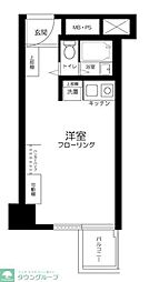 ソフトタウン赤坂 ワンルームの間取図画像