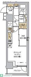 リビオメゾン西麻布 1LDKの間取図画像
