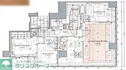 ザ・レジデンス六本木 3LDKの間取図画像