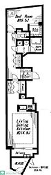 ビバリーホームズ代官山 1LDKの間取図画像