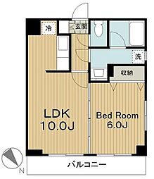 愛千歳台 1LDKの間取図画像