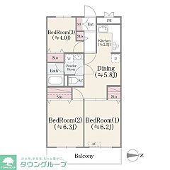 物件の間取り