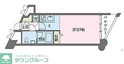 ドゥーエ学芸大学 ワンルームの間取図画像
