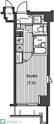 ガラ・ステージ大崎 1Kの間取図画像