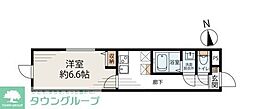 アプロ海辺 1Kの間取図画像